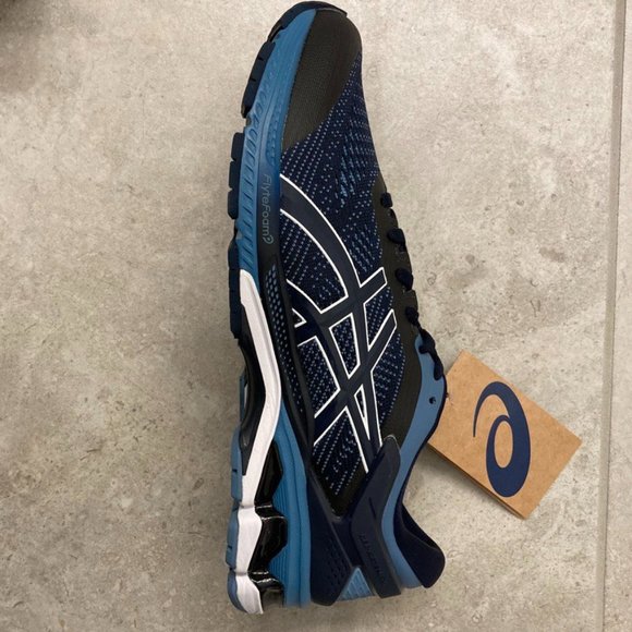 ASICS Men's Gel-Kayano 26 10.5 Extra Wide (4E) - Midnight/Grey Floss - Picture 9 of 10